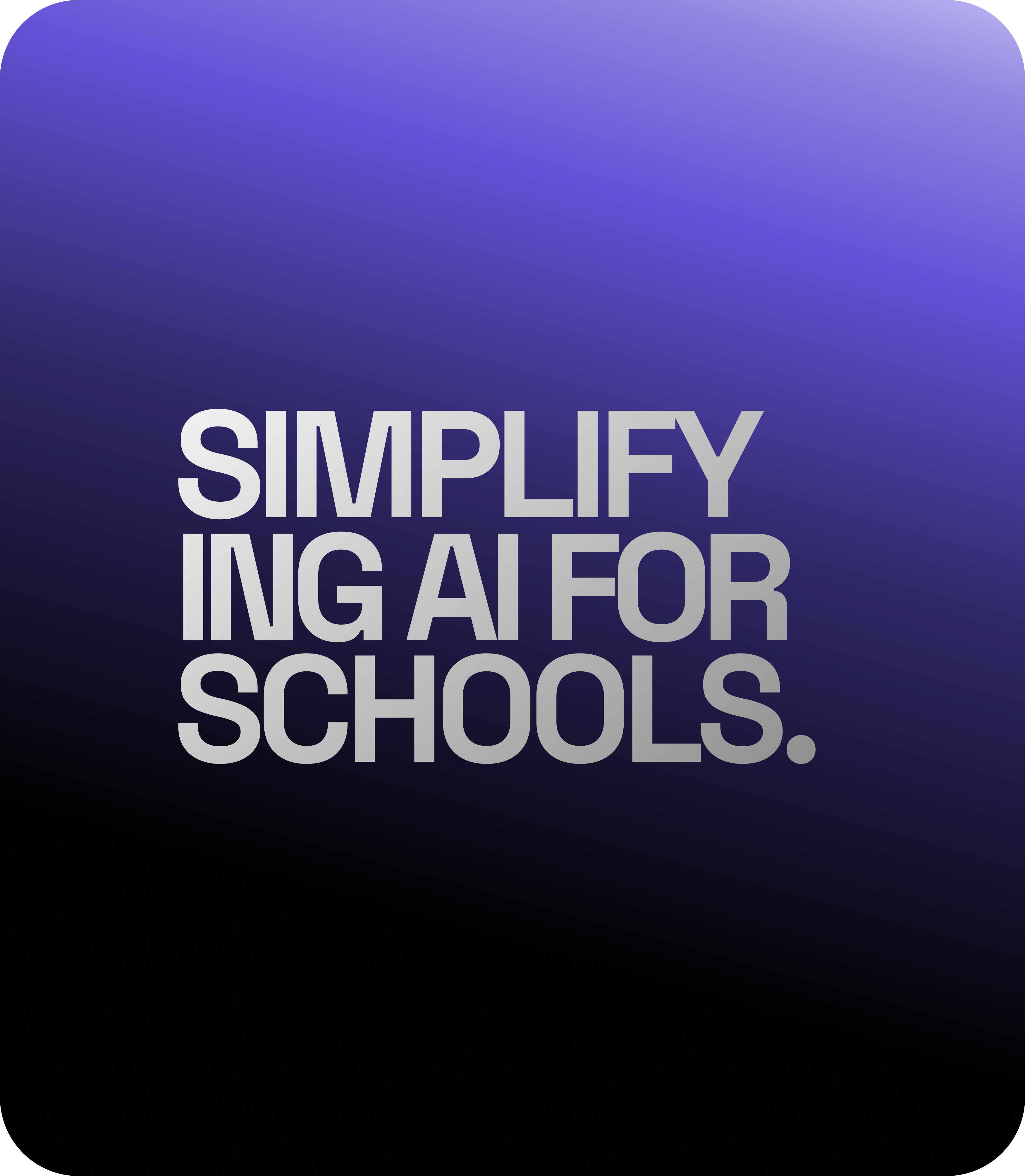 AI for schools - teachers and students